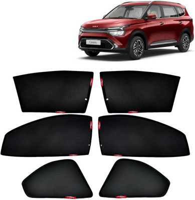 Kingsway Side Window, Rear Window Sun Shade For Kia Carens(Black)