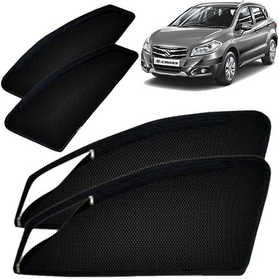RAKRISH COLLECTION Rear Window, Side Window Sun Shade For Maruti Suzuki S-Cross(Black)