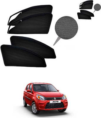 RAKRISH Rear Window, Side Window Sun Shade For Maruti Suzuki Alto 800(Black)