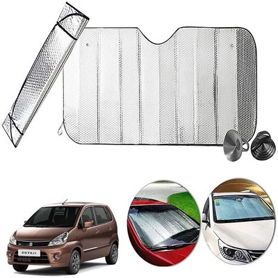 AUTO PEARL Dashboard, Windshield Sun Shade For Maruti Suzuki Zen Estilo(Silver)