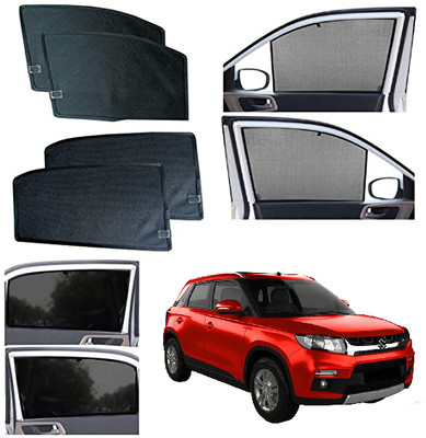 INSURE AUTOMOTIVE Side Window Sun Shade For Maruti Suzuki Vitara Brezza(Black)