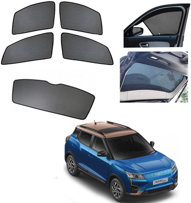 AuTO ADDiCT Side Window, Rear Window Sun Shade For Mahindra XUV(Black)