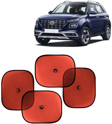 Kingsway Side Window, Rear Window, Dashboard, Sun Roof, Windshield Sun Shade For Hyundai Venue(Red)