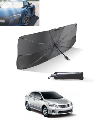 MATIES Windshield Sun Shade For Toyota Altis(Black, Silver)