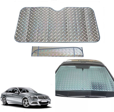 AUTO PEARL Dashboard, Windshield Sun Shade For Mercedes Benz C180(Grey)