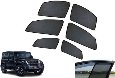 AUTO PEARL Side Window Sun Shade For Mahindra Thar(Black)