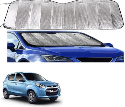 ROSHNEER ENTERPRISES Windshield Sun Shade For Maruti Suzuki Alto 800(Silver)