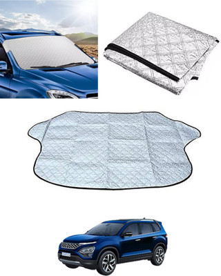 RKPSP Windshield Sun Shade For Tata Safari(Silver)