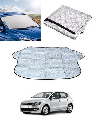 AYW Windshield Sun Shade For Volkswagen Polo(Silver)