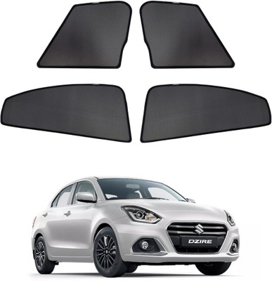 RAKRISH Rear Window, Side Window Sun Shade For Maruti Suzuki New Dzire(Black)