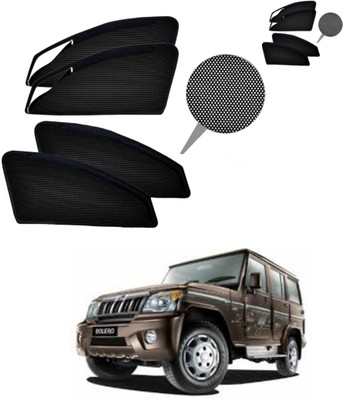 TOP VECHILE Rear Window, Side Window Sun Shade For Mahindra Bolero(Black)