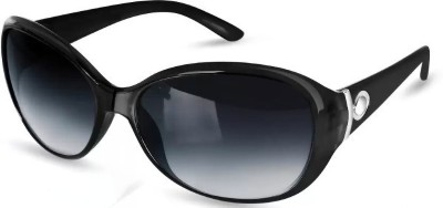 G-FLY Oval Sunglasses(For Women, Black)