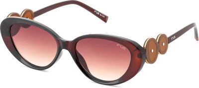 IRUS Oval Sunglasses(For Women, Brown)