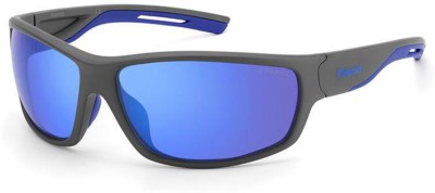 POLAROID Sports Sunglasses(For Men & Women, Blue)