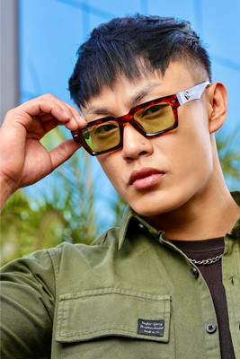 RESIST EYEWEAR Wayfarer, Rectangular Sunglasses(For Men & Women, Green)
