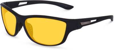 funglasses Sports Sunglasses(For Men & Women, Yellow)