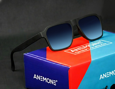 Anemone Retro Square, Wayfarer Sunglasses(For Men & Women, Blue)