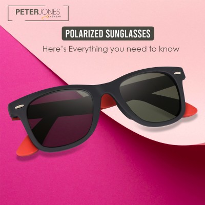 PETER JONES Wayfarer Sunglasses(For Men & Women, Green)