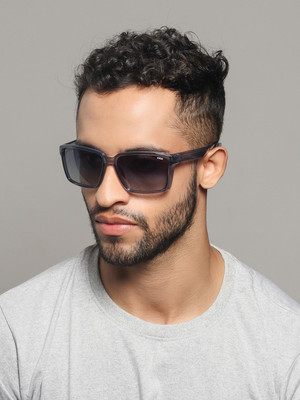 IDEE Retro Square Sunglasses(For Men, Blue)