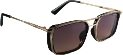 Pushpa Traders Rectangular Sunglasses(For Boys & Girls, Brown)