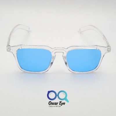 OscarEye Retro Square Sunglasses(For Men & Women, Blue)