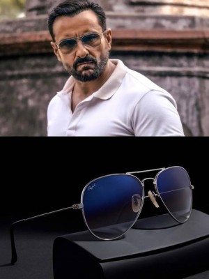 Resist Aviator Sunglasses(For Men & Women, Blue)