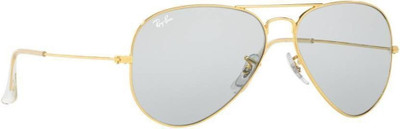 Ray-Ban Aviator Sunglasses(For Men, Grey)