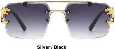 Netwiz Retro Square Sunglasses(For Men, Black)