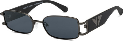 VINCENT CHASE Rectangular Sunglasses(For Men & Women, Grey)