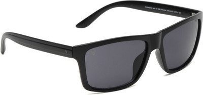 Sunnies Rectangular Sunglasses(For Men & Women, Grey)