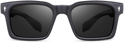 Freddy Wayfarer, Retro Square Sunglasses(For Men & Women, Black)