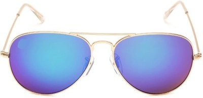 Sunnies Aviator Sunglasses(For Men, Blue, Violet)