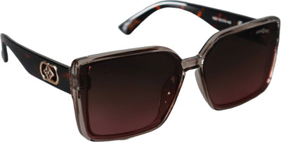 Pushpa Traders Rectangular Sunglasses(For Boys & Girls, Brown)
