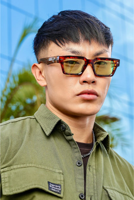 RESIST EYEWEAR Wayfarer, Rectangular Sunglasses(For Men & Women, Green)