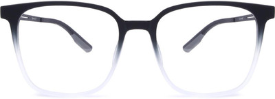 HEXXA Over-sized, Rectangular, Retro Square, Wrap-around Sunglasses(For Men, Clear)