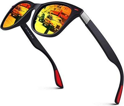 Rich Club Shield Sunglasses(For Men, Yellow)