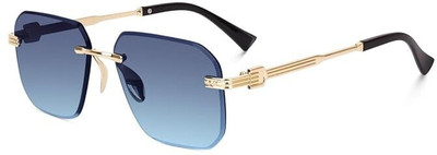 VALWICK Retro Square Sunglasses(For Men & Women, Blue)