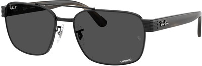 Ray-Ban Retro Square Sunglasses(For Men & Women, Grey)