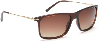 IDEE Retro Square Sunglasses(For Men, Brown)