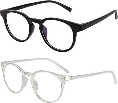 HATin Rectangular, Retro Square, Spectacle  Sunglasses(For Men, Clear)