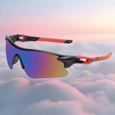 JEERATI Sports Sunglasses(For Men & Women, Multicolor)