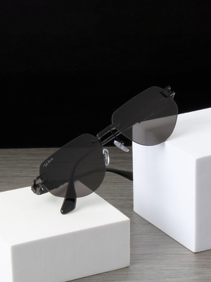 Ted Smith Rectangular Sunglasses(For Men & Women, Brown)