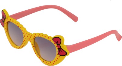 Shop Frenzy Retro Square Sunglasses(For Boys & Girls, Yellow)