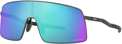 OAKLEY Rectangular Sunglass(For Men, Blue)