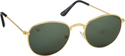 Walrus Oval Sunglasses(For Men, Green)