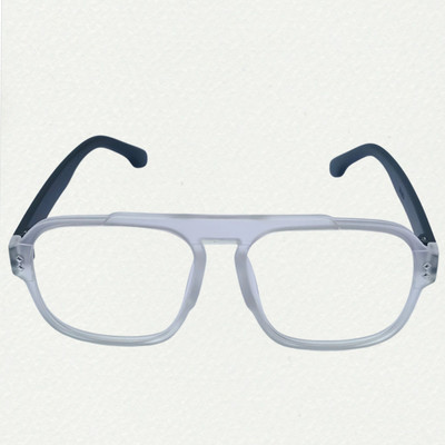 DRAYVUZE Rectangular Sunglasses(For Men & Women, Silver)