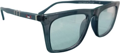 BHOOMI ENTERPRISES Rectangular Sunglasses(For Men, Clear)