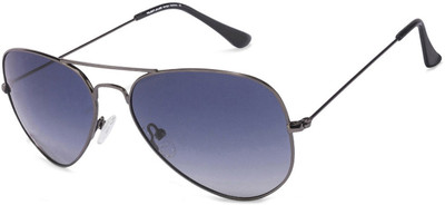 VINCENT CHASE by Lenskart Aviator Sunglasses(For Men & Women, Blue)