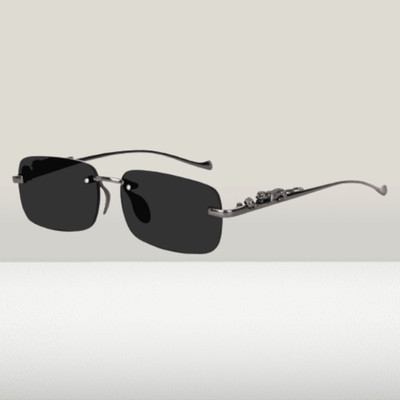 indob Retro Square Sunglasses(For Boys & Girls, Black)