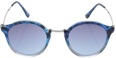 Fastrack Round Sunglasses(For Women, Blue)